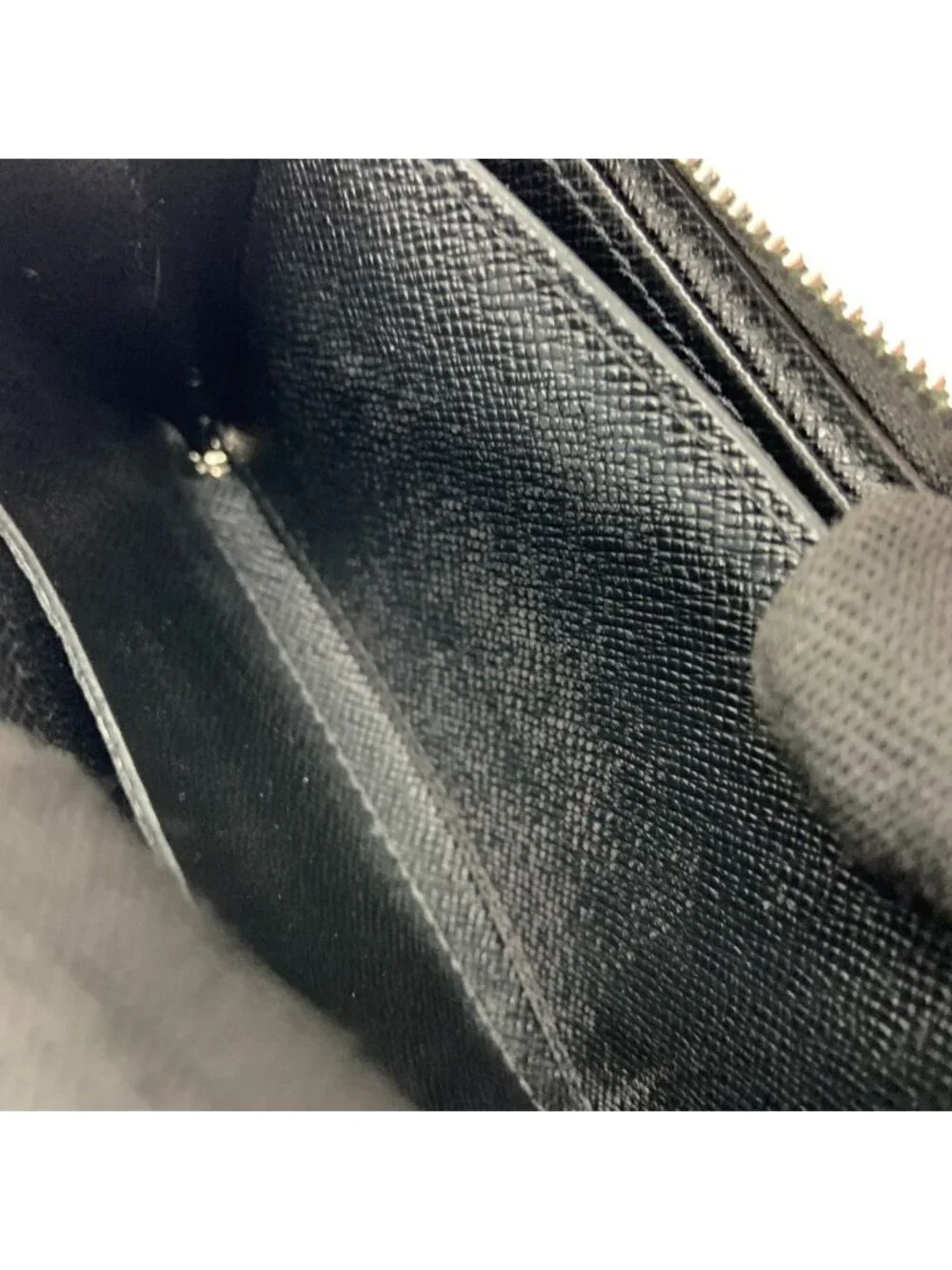 Louis Vuitton Damier Graphite Zippy Coin Purse Black